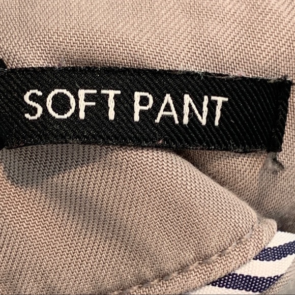 MAX Jeans Tan Gray "Soft Pant" Cropped Pants 10 / 30 - Picture 8 of 11